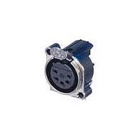 NEUTRIK NC5FBV ຮອບຮອງ Receptacles Recpt B 5P F PCBV Pin 1/gnd sep nickel