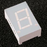 Kingbright SA43-13GWA ຈໍ LED ແບບດຽວ ສີຂຽວ 568nm ອ່ານລວມ Anode