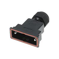 Molex / FCT 172704-0194 ປົກປ້ອງການດຶງຂອງຮອບຫົວ 15 ຕໍ່. ຕິດຕັ້ງຫຼັງ ຂະໜາດ 2 ໜຶ່ງຫົວເປັນແພລສຕິກ