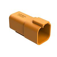 Amphenol SINE Systems AT04-6P-ORG ຕົວເຊື່ອມ A SERIES-AT-CONNECTORS