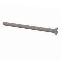 Essentra Components 020440A175 ສະກຣູຫຼັກຊອງມີລູກສອນຊະນິດ Slotted Countersunk 82 Slotted CSK Screw, #4-40 Thread, 1 3/4 Lg