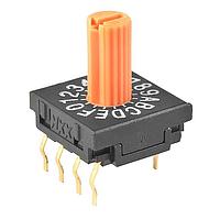 NKK Switches FR01KR16P ສະຫນອງສະຫນອງການສະຫນອງ 10MM HEXA 16P SHAFT REAL CODED