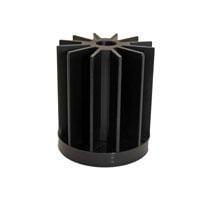 Advanced Thermal Solutions ATSEU-077C-C1-R0 Heatsinks STAR LED Heat Sink, 45mm ກະລຸນາ, 18mm, ສີດຳ, ພື້ນຖານບໍ່ມີເກັບສະບັບ