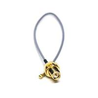 Lantronix 500-181-R-ACC ສາຍສະບັບ RF ສາຍອະນທິນາ U.FL ເຖິງ U.FL, 6 ນິ້ວ