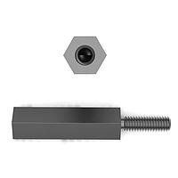RAF Electronic Hardware M2121-3005-SS-20 Hex Metric Metric Hex Male-Female Standoffs 4.5mm Hex X 28mm X M3 Thd
