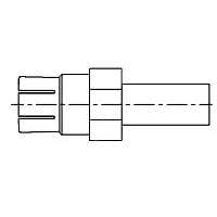 AMP Connectors - TE Connectivity 1218713-1 ເຄື່ອງສົມບັດ MA/COM SIZE 1 ARINC TO OSP JCK