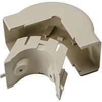 HellermannTyton TSRP3I-29-1 ປົກຫຼັງມຸມພາກນອກຂອງທ່ອງສາຍໄຟຟ້າ & ທາງຜ່ານ, 1-3/4", 1" ລະດັບການອ້ອມ, PVC, ສີຄຳ, 1/bg