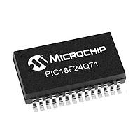 Microchip Technology PIC18F24Q71T-I/SS MCUs 16KB Flash, 1KB RAM, 2x OPA, 12-bit differential ADCC ມີ context, 8/10-bit DAC