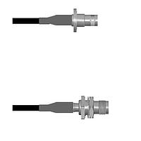 Amphenol Custom Cable Q-0804I0008036i ສາຍສັນຍານ RF BNC-SJB/TNC-SJB RG58 36I