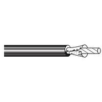 Belden 36100 01050 #2/0 STR CSPE BLK