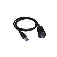 Amphenol LTW UA30FL-NAML-LB001 USB 3.0 USB, ປະເພດ A 3.2 Gen1, ພລາສຕິກ, 1A, ຕົວເຊື່ອມຕໍ່ຜູ້ຍິງ, ຕົວເຊື່ອມຕໍ່ຕົວຕົວ, ລອກ 2 ຈຸດ, ການຄຸມຄອງສອງທ້າຍ, ຄວາມຍາວ 1000mm, IP67