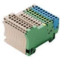 Weidmuller 1692650000 ບລັອກຕິມເນີລບຣິວີດສ໌ DIN Rail ZIA 1.5/3L-PE/8/KB