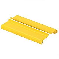 Panduit FRSHC4YL6 ປົກຄຸມ, ປົກຄຸມທາງຊ່ອງທີ່ແບ່ກອອກໄດ້, ປົກຄຸມທາງຊ່ອງທີ່ແບ່ກອອກໄດ້ມີການກົດຕິດ, 4"