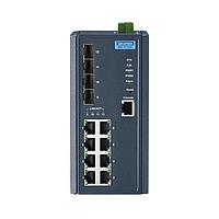 Advantech EKI-7712G-4F-AE ສະວິດຊ໌ເອເທີເນດທີ່ຈັດການໄດ້ 8GE + 4SFP Port Managed Ethernet Switch