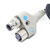 Omron Automation and Safety F39-GCNY2 ອຸປະກອນສັນເຊີຍແບບແຈ້ງສີ Y-Joint Conn. ສໍາລັບ F3SG-RA