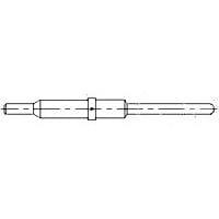 AMP Connectors - TE Connectivity 205548-2 ຕິດຕໍ່ລົງແຖບແລະແຜງ PIN CONTACT, SZ 16