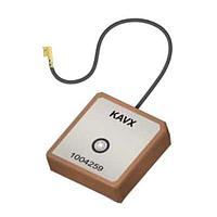 KYOCERA AVX 1004259C0-AA12L0100 ແພດ GPS/GLONASS 1.575-1.602GHz 50ohm 3V 25x25x6.5mm 100mm ສາຍສີເຊຣາມິກ ແພດ Ant