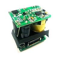 Infineon REF10WADAPTERTOBO1 ຕົວຄວບຄຸມດ້ານຕົ້ນ/ດ້ານທີ່ສອງ AC/DC - Flyback ນີ້ແມ່ນອອບເຕີ USB 10.5W 5.0V ອ້າງອີງການອອກແບບໃຊ້ Infineon Quasiresonant PWM IC ICE2QS03G ແລະ CoolMOS IPU60R950C6 (IPAK) ໃນຮູບແບບຂະໜາດນ້ອຍມີໂມດຕ່າງໆ ຂອງການປ້ອງກັນສໍາລັບລະບົບທີ່ໜ້າໄວ້ໃຈສູງ.