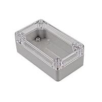 Hammond Manufacturing RZ0203C ກອງປົກຫຼັງ LT GY PC ມີຝາແຈ້ງ 4.53x 2.56x 1.57 ນິ້ວ