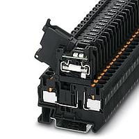 PHOENIX CONTACT 3211904 ບລັອກຕໍ່ສາຍບົດ DIN Rail Terminal Blocks PT 4-HESILED 24 (5X20) BU/BK