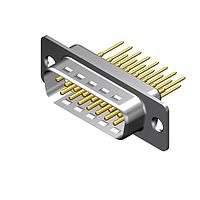 Molex / FCT 173109-0876 ຕົວເຊື່ອມ D-Sub - ຄວາມໜາ້ຄົງມາດຕະຖານ FCT DSUB STR PC PLG 9 PN