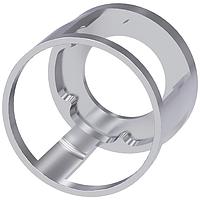 SIEMENS 3SU19500DL800AA0 ປອກກັນປາກ PROTECTIVE COLLAR ສຳລັບ MH 40MM,360 , METL