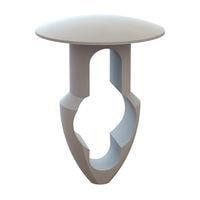 Essentra Components 27KY2500250 ກະແຈຮິວັດຮູບຮອບປະຕູ, ຮູ 0.250, ຄວາມຫນາແຜ່ນ 0.250