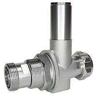 HUBER+SUHNER 3400.41.0204 ອຸປະກອນປ້ອງກັນເຄື່ອງກະທົບສະເລີຍທີ່ມີການເຊື່ອມຕໍ່ Quarter-wave stub 7/16 plug(m) to 7/16 jack(f), 806-2500MHz
