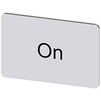 SIEMENS 3SU19000AD810DJ0 ປ້າຍປ້າຍຊື່, ຢູ່ບົດບັນທຶກ INSCR. LABEL, ເງິນ 17.5 X 27MM, ຢູ່