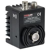 THORLABS PDA10PT-EC Free-Space InAsSb Amplified Detector ກັບ TEC (Ø1 mm, 100 - 240 VAC)