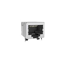 Amphenol Commercial Products RJE091884111A ຕົວເຊື່ອມຕໍ່ SP 8P8C R/A ປ້ອງກັນ ແຖບລົງ ບໍ່ມີໄຟ LED