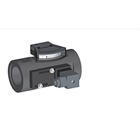 Senseca HR2K1O1-032GM040 ສະຫຼັບການໄຫຼ (10 - 40 l/min, DN 32, process connection: brass, measurement display at side)