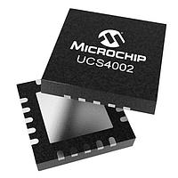 Microchip Technology UCS4002-E/6N ອຸປະກອນປ້ອງກັນພອດ USB USB Type-C ພອດປ້ອງກັນດ້ວຍ VCONN FETs ລວມຢູ່