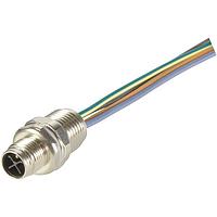 HARTING 21033961402 ເສັ້ນສາຍເຊນເຊີ / ເສັ້ນສາຍອັກຕູເວະ M12 S-code 3+PE ຂາຍຜູ້ຊາຍເຖິງ 0.3m 1.5mm2 (AWG16) ສາຍບິນລັງຫຼັງ