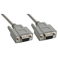 Amphenol Cables on Demand CS-DSNULW29FF-005 ສາຍສັ້ນ D-Sub CABLE DB9F/F NULL MDM 5