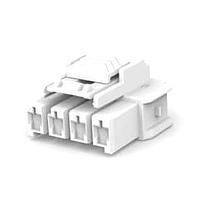 AMP Connectors - TE Connectivity 1-1971773-4 ກອງສາຍໄຟ 1 x 4 PBT-A Plug Hsg