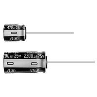 Nichicon UVZ2A4R7MDD1TA ອະລູມິນຽມ ແອລັກໂຕລິຕິກ ຄາປາຊິເຕີ 4.7uF 100V 105c