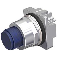 SIEMENS 52PT6X5 ປຸ່ມກະທົບຮອບ,2ຕຳແໜ່ງ,PTT PL/ILL PB,ສີຟ້າ