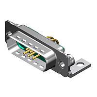 Molex / FCT 173107-1129 Mixed Contact D-Sub Connectors FCT ML DSUB RA PC PLG 7W2 W/CLINCH