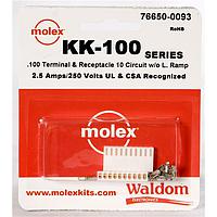 Molex 76650-0093 ຊຸດຕໍ່ຕໍ່ KK-100 Connector Kit Recep and term 10Ckt