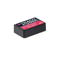 TRACO Power TRI 6-1215 ຕົວແປ DC-DC ທີ່ແຍກອອກ 6W DC/DC Converter ທີ່ແຍກອອກ, ຄວບຄຸມໃນກ່ອງພລາສຕິກຕິດບົດ PCB