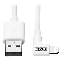 Tripp Lite M100-006-LRA-WH ເສັ້ນສາຍແບບມຸ່ງ 6FT LIGHTNING ໄປ USB