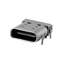 Same Sky (formerly CUI Devices) UJ32-C-H-G-SMT-6-P24-TR USB ປະເພດ C ປະເພດ C, 3.2, ຢູ່ຮອງ, ທອງກະທົບ, ຕິດຢູ່ພື້ນຜິວ, 24 ຂາ, T&R