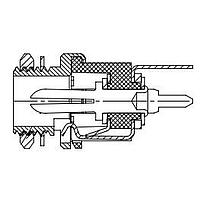 Switchcraft PC712AH ຈັກ 2.5mm ພິນຕົວຕົວຕົວຕົວຕົວ PC Mnt L .215in HiTemp