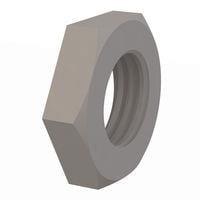 Essentra Components 0425018PJN ແຈມນັດເຮັກຊ໌ ແຈມນັດ, 1/4-18 ການດັບກະດູກ, .187 ຄວາມສູງ