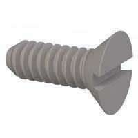 Essentra Components 020440A031 ສກຣູດີກມີລູກສອງຊ່ອງ 82 Slotted CSK Screw, #4-40 Thread, 5/16 Lg