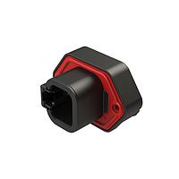 Amphenol SINE Systems ATP13-4P-BM02BLK 4-ທາງ 4ຕຳແໜ່ງ 90ອົງສາ PCB Flng Mnt Rcpt Gold potted