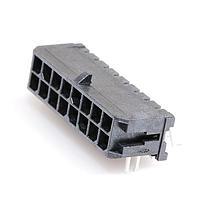 Molex 43045-1607 ຊຣູດເດດ RA DUAL SMT HDR 16P ກຣິບກັບການກົດພັກ