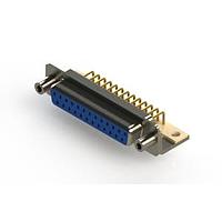EDAC 630-M25-640-LT6 ຕົວເຊື່ອມ D-Sub - ຕົວເຊື່ອມ D-Sub ມຸມຂວາ ຄວາມໜາແບບມາດຕະຖານ