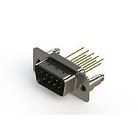 EDAC 627-M09-223-GT5 ຕົວເຊື່ອມ D-Sub - ຕົວເຊື່ອມ D-Sub ຄວາມໜາ້ຄວາມຖືກມາດຕະຖານ ແບບຕັ້ງຕົວແບບຕັດກະເປົາ